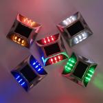 Red Reflective Tape Aluminium PC Solar Road Stud for Increased Road Visibility