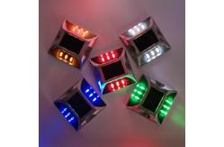 China Red Reflective Tape Aluminium PC Solar Road Stud for Increased Road Visibility supplier