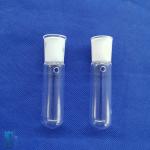 Clear Quartz Glass Tube Heat Resistant Screw Thread Cap Laboratory Optical Lighting for sale