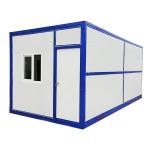 Fire Resistant Fold Up Container Homes Compact For Construction Site for sale