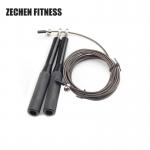 High Speed Jump Rope Steel Cable Adjustable Weighted Aluminum Handle for sale