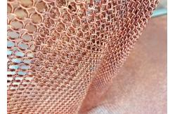 China 1.2MMX10MM Fire Protection Metal Ring Mesh for Partition Wall Fabrication supplier