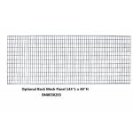 8 Gauge 1X3 Steel Wire Pallet Rack Back Guard , Wire Storage Panels 144* 48 Inch for sale