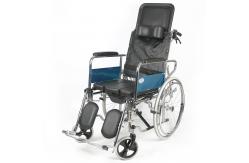 China Exquisite Aluminum Manual Wheelchair With U Shape Commode Seat supplier