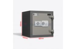 China Grade 1 Burglary Fireproof Safe Box 2 Hour Fireproof Solid Steel Construction supplier