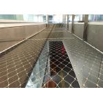 High Tech Flex Architectural Wire Mesh 3.0mm Inox Ferrued Suspended Anti - Falling Net for sale