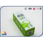 Green Custom Folding Paper Gift Box Special Carton Box With Embossing for sale