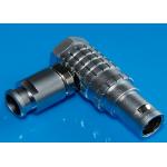 5 Pin 90 Degree Push Pull Circular Connectors Lemo FHG Right Angle Plug FHG.0B.305 for sale