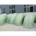 large FRP Hand Lay Up Handmade fiberglass  elbows for Water Discharge for sale
