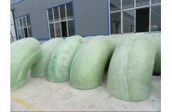 China large FRP Hand Lay Up Handmade fiberglass  elbows for Water Discharge supplier
