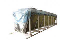 China Gold Fin Adiabatic Dry Cooler Crypto BTC Cooling System supplier