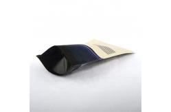 China OEM Printed Biodegradable Coffee Bags Resealable Kraft Paper Bags With Window supplier