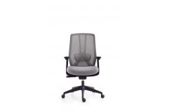 China Modern Ergonomic Middle Back Mesh Swivel Office Chair with Adjustable Armrest supplier