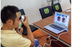 China Portable Digital Iriscope Camera Analyzer , Iridology Equipment With Pro Software supplier