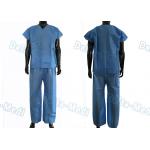Dustproof Non Toxic Medical Scrub Suit , Breathable Surgical Scrub Suits for sale