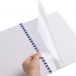 ISO9001 2015 12inch PVC Binding Cover , 250 Micron Clear Binding Covers For Documents for sale