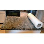 Transparent PE 100 Micron 36'' 200' Countertop Protector Film For Marble Surface for sale