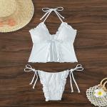 White Color Sexy Bikini For Women Perfect Beachwear For Summer Comfortable The New Style In Stock for sale