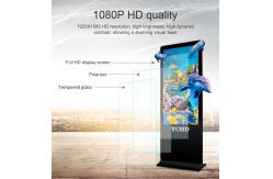 China Indoor LCD Advertising Player , 55 Inch Intelligence Digital Signage Kiosk supplier