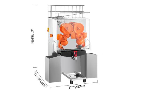 80mm Automatic Commercial Citrus Orange Juicer Press Machine