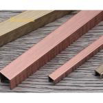 Rose Bronze Brushed U Shape Stainless Steel Tile Trim for sale