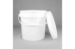 China 10L Plastic Bucket With Lid And Hand Handle supplier