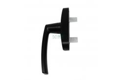 China Aluminum Alloy Casement Upper Hanging Sliding Door Window Handle supplier
