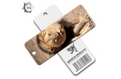 China Custom 0.6 mm PET 3D Lenticular Bookmark With Two Sides CMYK Printing supplier