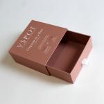 Custom Cardboard Sliding Lid Fragrance Gift Box With Ribbon for sale