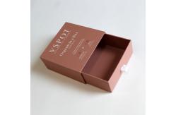 China Slide Out Gift Packing Boxes With Ribbon Rigid Cardboard And Custom Design supplier