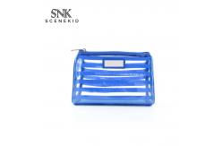 China Custom Clear Toiletry Transparent Travel PVC Cosmetic Bag supplier