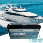 12V 24V Marine Lithium Battery 100Ah 200Ah Anti Vibration Fishing Boat Batteries for sale