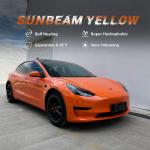 Lotus Orange Self Healing Color Paint Protection Film Anti-Scratch Air Release TPU PPF with 10-Year Warranty  for sale
