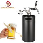 Adjustable Ball Lock Mini Keg , 5 Liter Draft Beer Keg Dispenser for sale