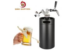 China Adjustable Ball Lock Mini Keg , 5 Liter Draft Beer Keg Dispenser supplier