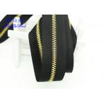 H65 Brass 40 Inch  / 48 Inch Separating Zipper  , Heavy Duty Metal Zippers For Coats for sale