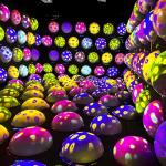 Multi Players Pinball Interactive Projection Game Bouncing Spheres Projection for sale