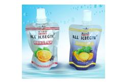 China Custom Plastic Spout Pouch For Fruit Juice Packaging / Liquid Bags With Spout supplier