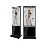 55 Inch Indoor LCD Display Touch Screen Kiosk 1920x1080 2k Android Display Floor Standing Bank Digital Signage for sale