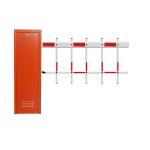 Red Yellow Orange Automatic Barrier Gate Parking Lot Barriers With Fencing for sale