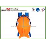 Unique Whale Animal Shaped Backpacks , Travelling Rucksack For Toddlers