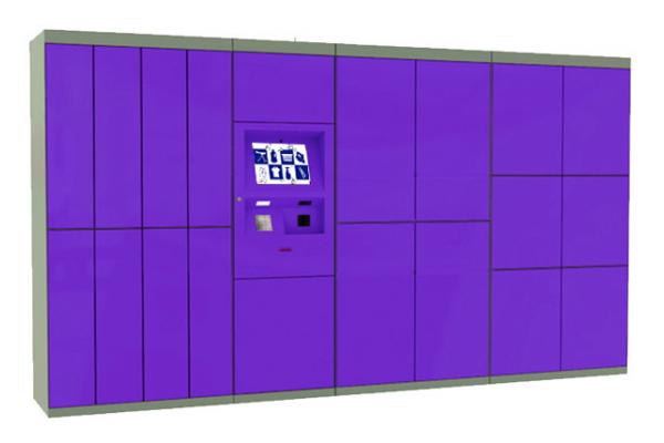 Smart Dry Cleaning Lockers , Parcel Distribution Locker Laundry Self-Serving Cleaning Kiosk