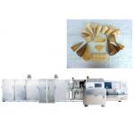 High Performance Ice Cream Cone Production Line With 9 - 10 Gas Consumption / Hour for sale