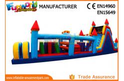 China Interesting Inflatables Obstacle Course For Amusement Park / Fun City supplier