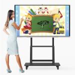 Electronic 86 Inch Touch Screen Monitor , Interactive Whiteboard Display For Teaching for sale