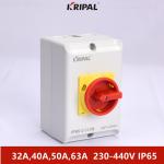IEC 50A 230-440V IP65 Load Isolation Switch Rotatable Waterproof for sale