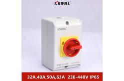 China IEC 50A 230-440V IP65 Load Isolation Switch Rotatable Waterproof supplier
