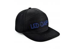 China App Control Bluetooth LED Hat Programme Detachable Adjustable supplier