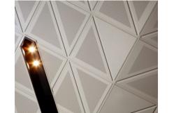 China Aluminum Alloy Metal Triangular Clip In Ceiling For Metro Station supplier