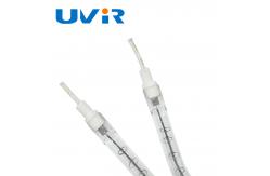 China 90 Degree Transparent Ring Infrared Lamps High Foot Circular Infrared Heating Radiator supplier